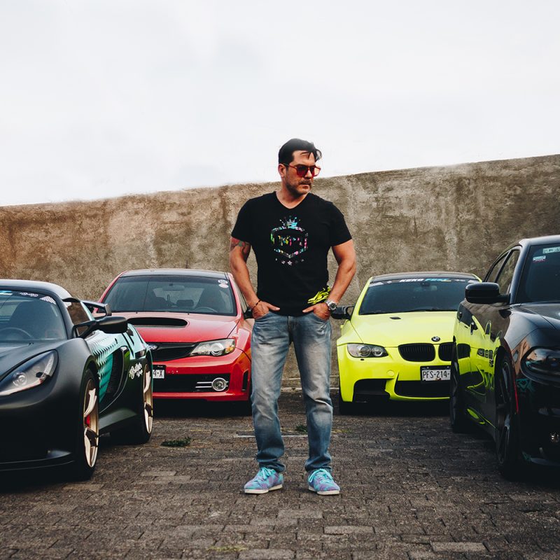 Keko Méndez y 4 coches de su colección privada