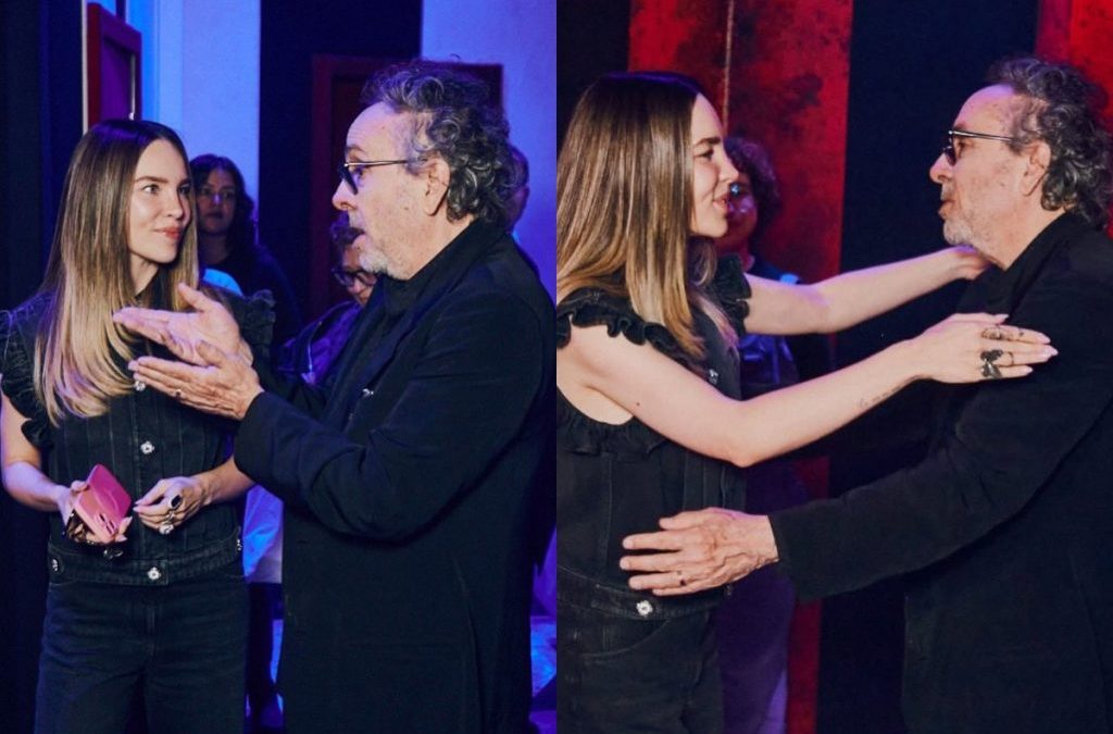 Belinda y Tim Burton inauguran “El Laberinto”: una noche mágica entre arte, oscuridad y admiración