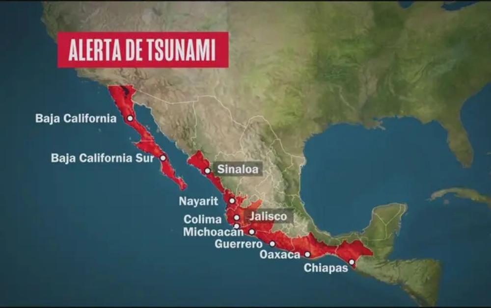 Alerta de tsunami en México por sismo en Rusia: lo que debes saber para mantenerte a salvo