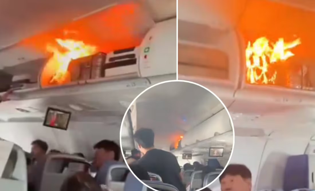 Pánico a bordo: batería de litio se incendia durante vuelo de Air China