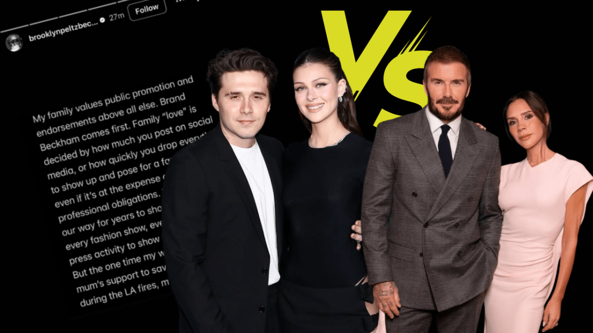 Brooklyn Beckham rompe el silencio y expone una fractura familiar profunda