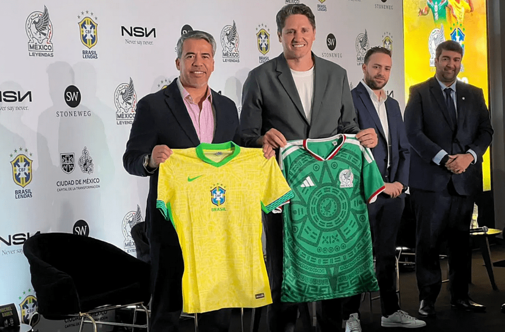 Ronaldinho y Marcelo jugarán ante México en el Estadio Banorte