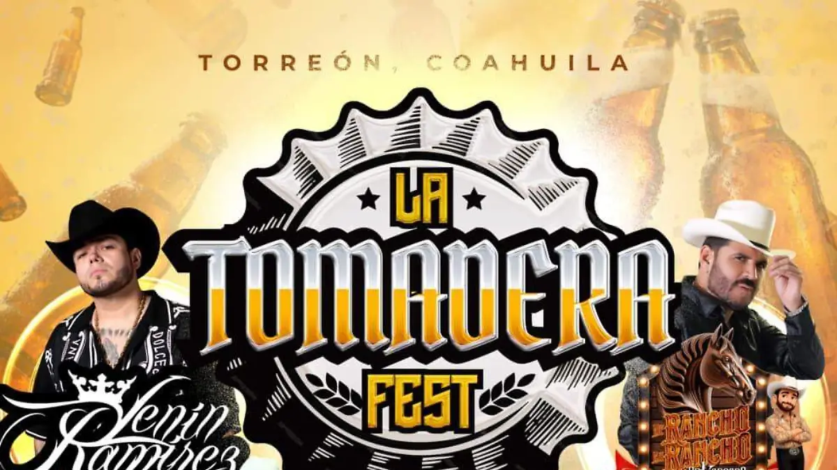 La Tomadera Fest encenderá Torreón con Lenin Ramírez, El Komander y más